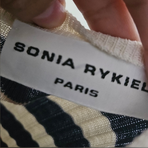 Sonia Rykiel Striped Long Sleeve Maxi Dress - Picture 5 of 6